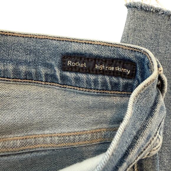 Citizens of Humanity Rocker high rise skinny jeans, light wash, ankle/cropped 27 - Picture 5 of 9